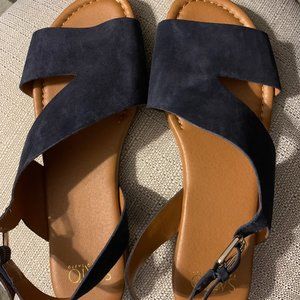 Franco Sarto Navy Sandals